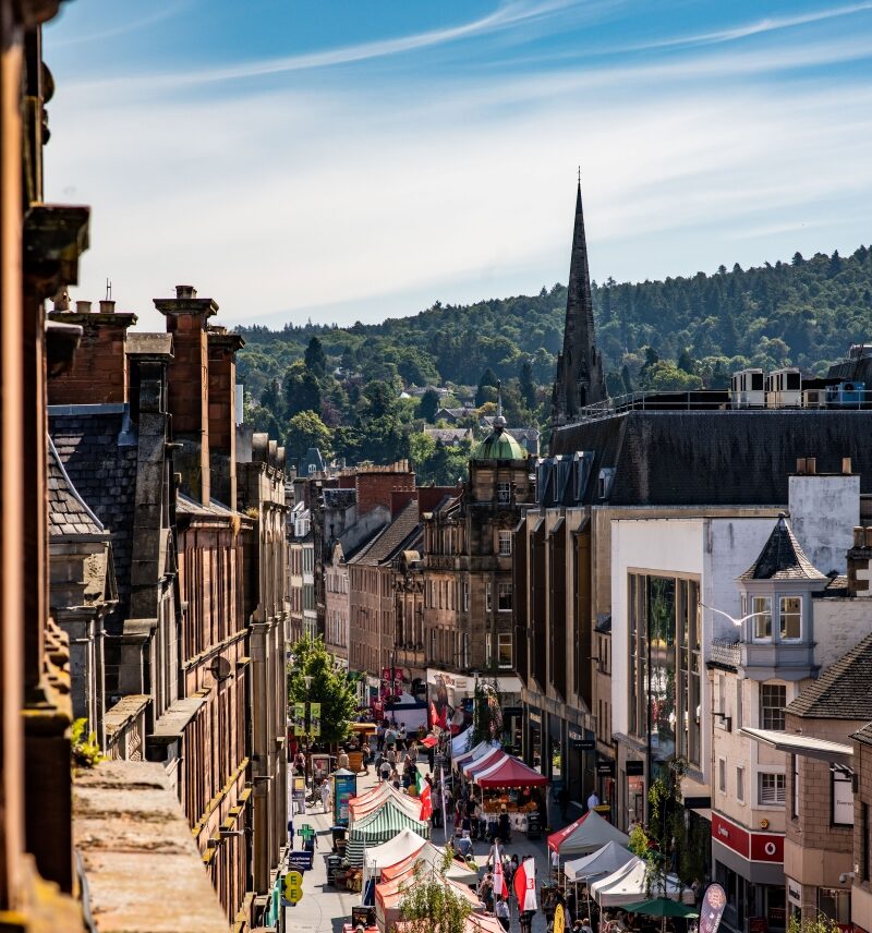 Perth High Street Scotland - SHIFT, Perth & Kinross Climate Change Commission